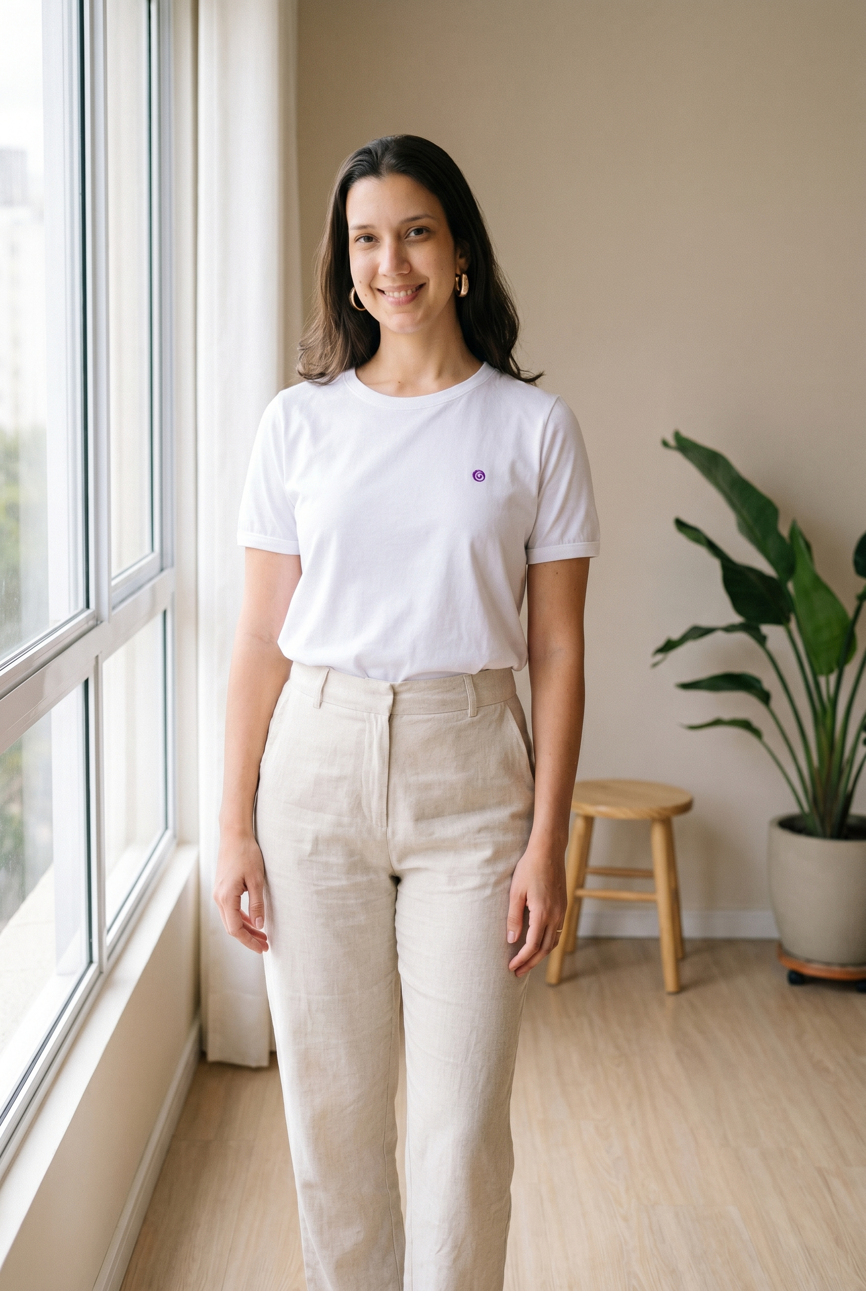 TSUKI organic cotton t-shirt lifestyle