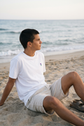 HIKARI organic cotton t-shirt in white