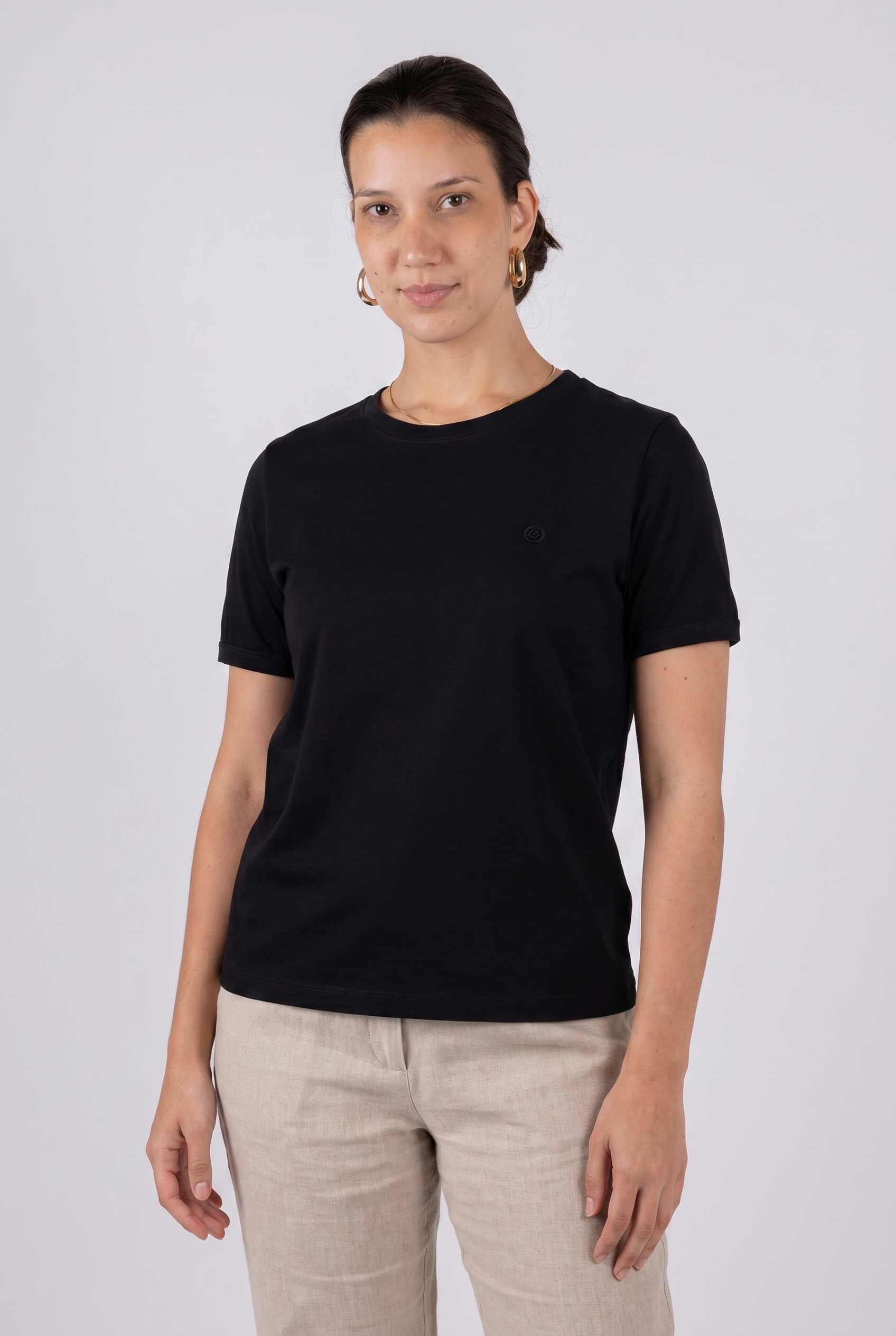 TSUKI organic cotton t-shirt in black