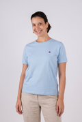 TSUKI organic cotton t-shirt in sky blue